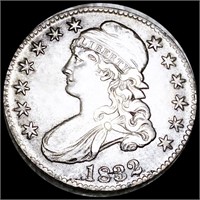 1832 Capped Bust Half Dollar LIGHTLY CIRCULATED