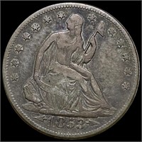 1853 Seated Half Dollar LIGHTLY CIRCULATED