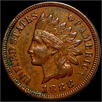 1888 Indian Head Penny NEARLY UNC