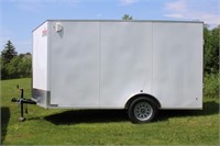 New Enclosed Single Axel Utility trailer, 2" hitch