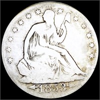 1853-O Seated Half Dollar NICELY CIRCULATED