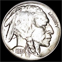1931-S Buffalo Head Nickel NEARLY UNC