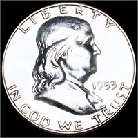 1853 Franklin Half Dollar UNCIRCULATED