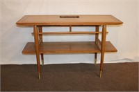 Mid Century Modern 2 tier console table