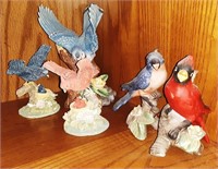 7 Bird Figurines