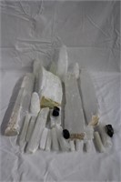 Rough fluorite spars, assorted sizes