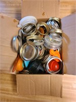 Box of Lids-Cups and Canning