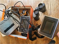 Electronics Lot-Binoculars & Mobile DVD Player?