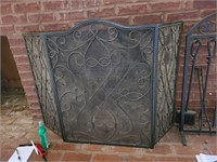 Wrought Iron Fireplace Screen