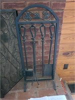 Wrought Iron Fireplace tool set