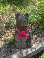 smaller Carved Wood Bear