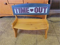 Kids time out bench