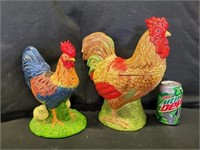 Chicken candle holder and cookie jar