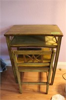 Wooden writing  desk and chair