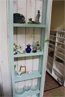 Contents of den decor shelf
