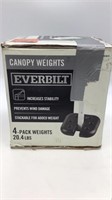 Canopy weights 4 pack weights
