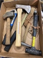 Hammers and a hatchet