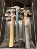 Six hammers all in good condition