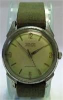 1950s Gruen Precision Mechanical Military Watch