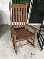 Natural Wood Color Rocking Chair