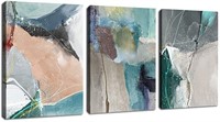 Abstract Wall Art Modern Canvas - 3 pieces 30x40cm