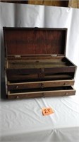 Antique Wooden Tool Chest