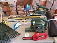 yard tools, clippers, rakes, see all pics
