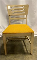 MCM Chair Yellow Cushion