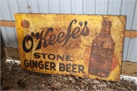 Vintage O'Keefe's Stone Ginger Beer Advertising