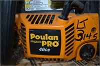 POULAN PRO - chain saw - 46cc-& Case