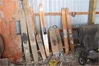 4 Pairs of Vintage Water Skiis