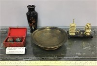 Group of Asian items & decor