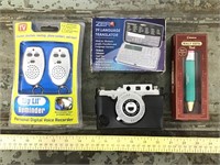 Group of small electronics & gadgets - some new