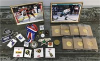 Lot of sports collectibles