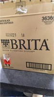 Brita water filtration system 1/1 CT black