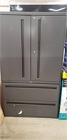 Metal storage cabinet/credenza with doors and 3