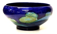 Rare William Moorcroft "Moonlit blue" bowl
