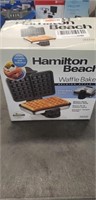 Hamilton Beach waffle maker  belgian ste