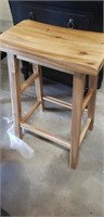 Oak wood finish bar stool