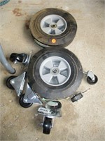 (2) 10" x 2.75" Tires and Casters