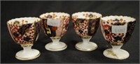 Four antique Spode "Imari" eggcups