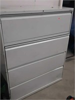 Metal 4 drawer file cabinet shipping damage