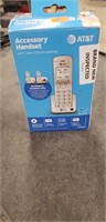 At&t accessory handset with caller ID and call