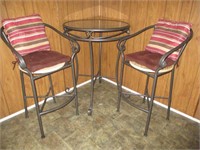 Bar Top Table with Stools