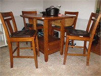 High Top Kitchen Table and Chairs