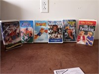 6 Walt Disney VHS Movies Tapes
