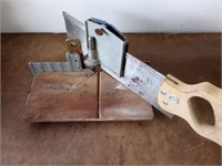 Miter Box And Saw
