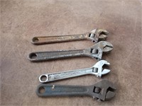 4 Adjustable Wrenches