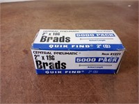 5,000 Central Pneumatic 2" x 18GA Brads