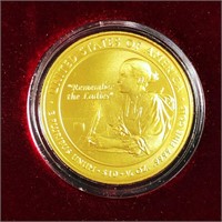 2007-W $10 Abigail Adams Gold Coin 1/2Oz UNC